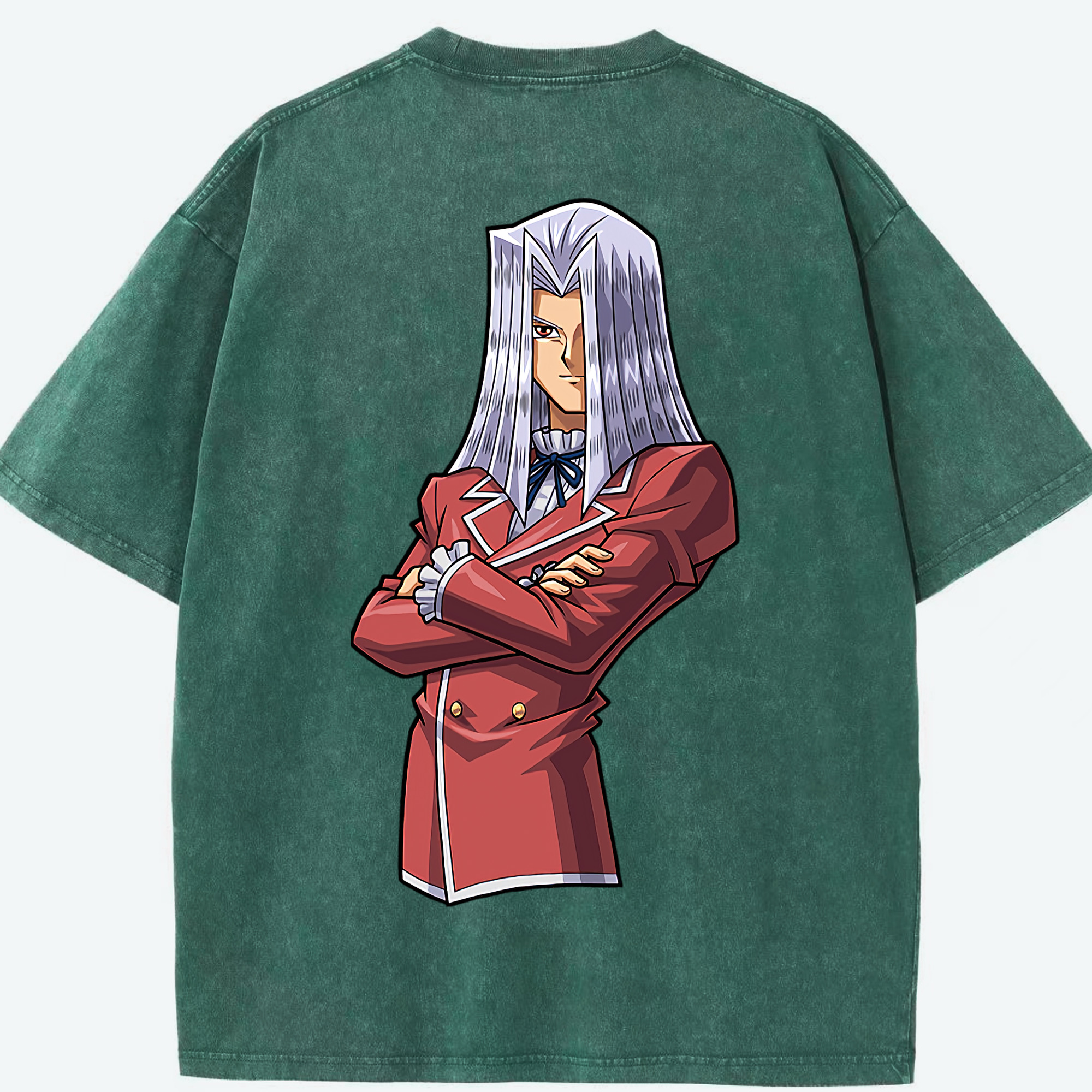 （画像用） 遊☆戯☆王 Yu-Gi-Oh! 綿100% ヴィンテージ風 半袖Tシャツ（背面プリント）